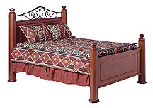 cherry bed octagonal